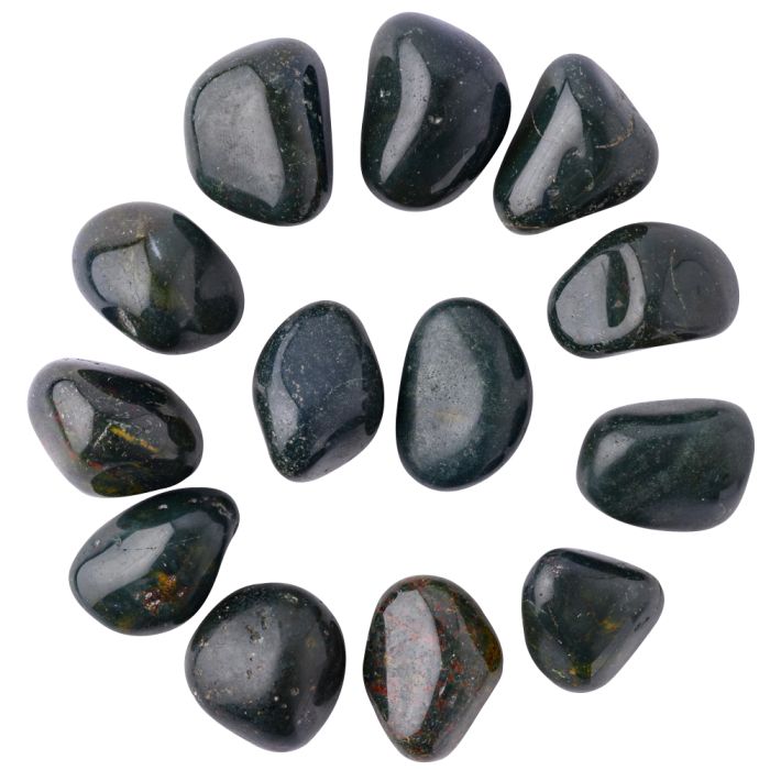 Bloodstone Large Tumblestone 30-40mm, India (250g) NETT