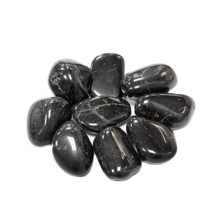 Tourmaline Black Extra Quality 20-30mm Medium Tumblestone (100g) NETT