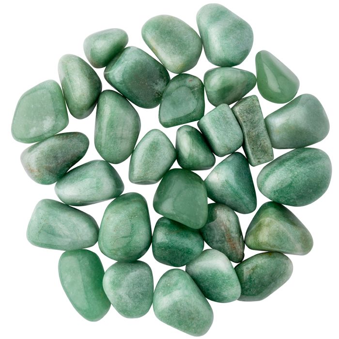 Green Quartz Medium Tumblestone 20-30mm, Brazil (250g) NETT