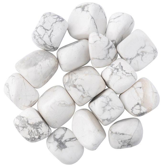 Howlite Medium Tumblestone 20-30mm (250g) NETT