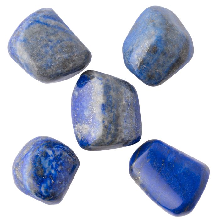 Lapis Medium Tumblestone 20-30mm, China (100g) NETT