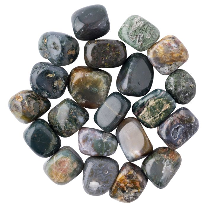 Jasper Ocean Madagascar 20-30mm Medium Tumblestone (250g) NETT