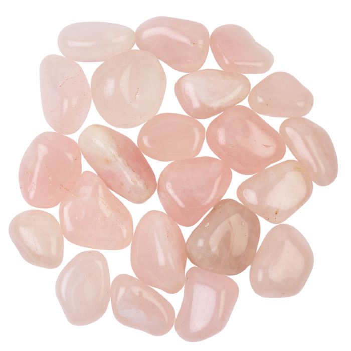 Rose Quartz Medium Tumblestone 20-30mm, Brazil (250g) NETT