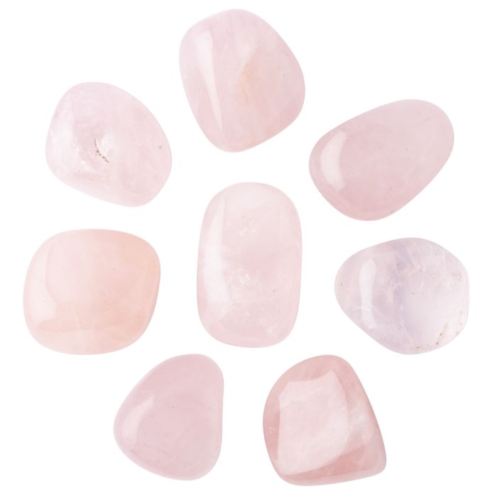 Rose Quartz Medium Tumblestone 20-30mm, China (100g) NETT