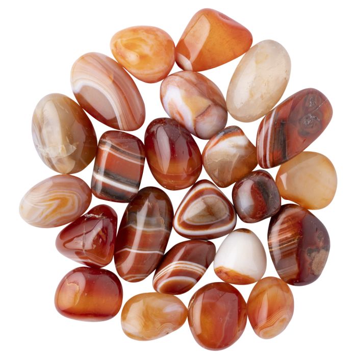 Sardonyx 20-30mm Medium Tumblestone (250g) NETT