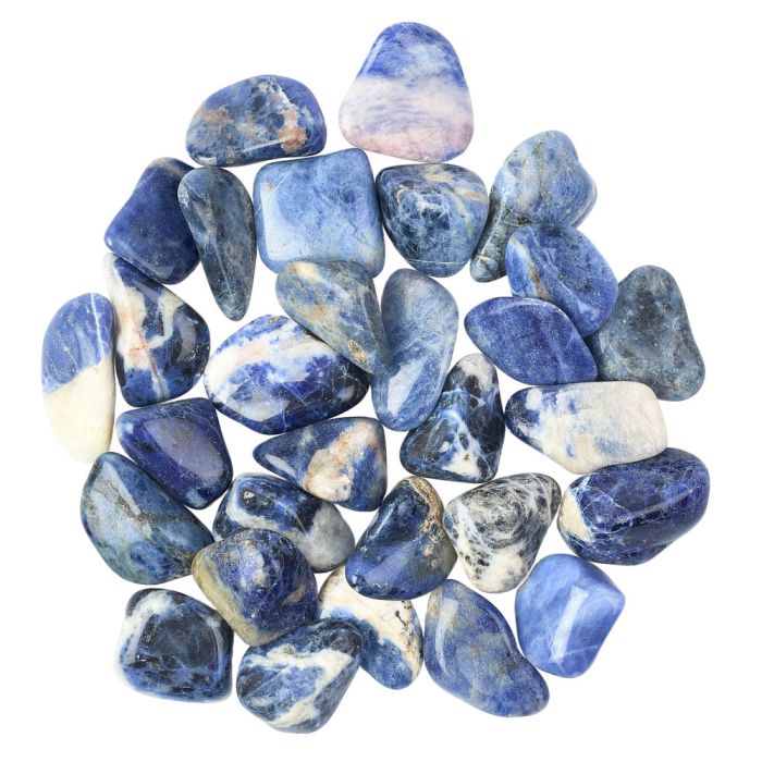 Sodalite 20-30mm Medium Tumblestone Brazil (250g) NETT