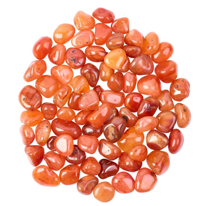 Carnelian Small Tumblestone 10-20mm, Brazil (250g) NETT