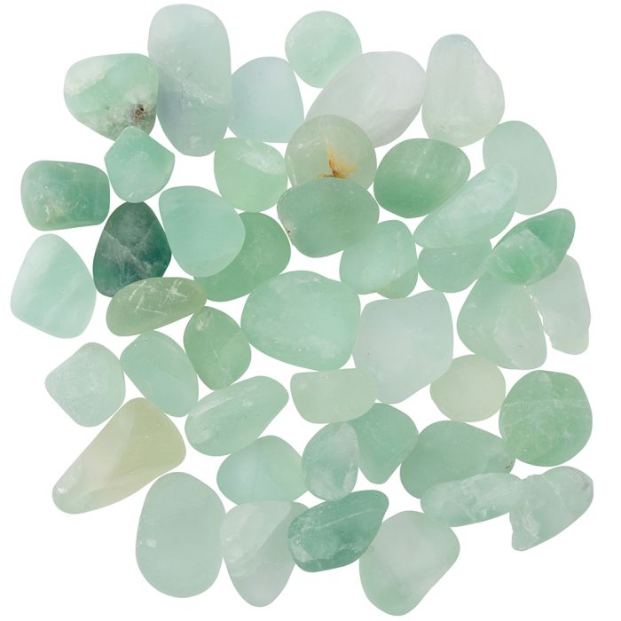 Green Fluorite Small Tumblestone 10-20mm (250g) NETT