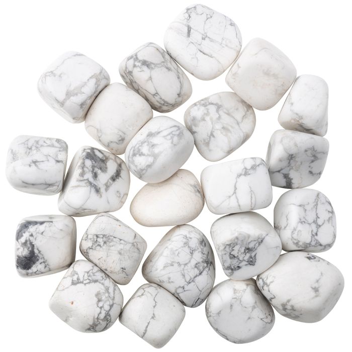 Howlite Small Tumblestone 10-20mm (250g) NETT