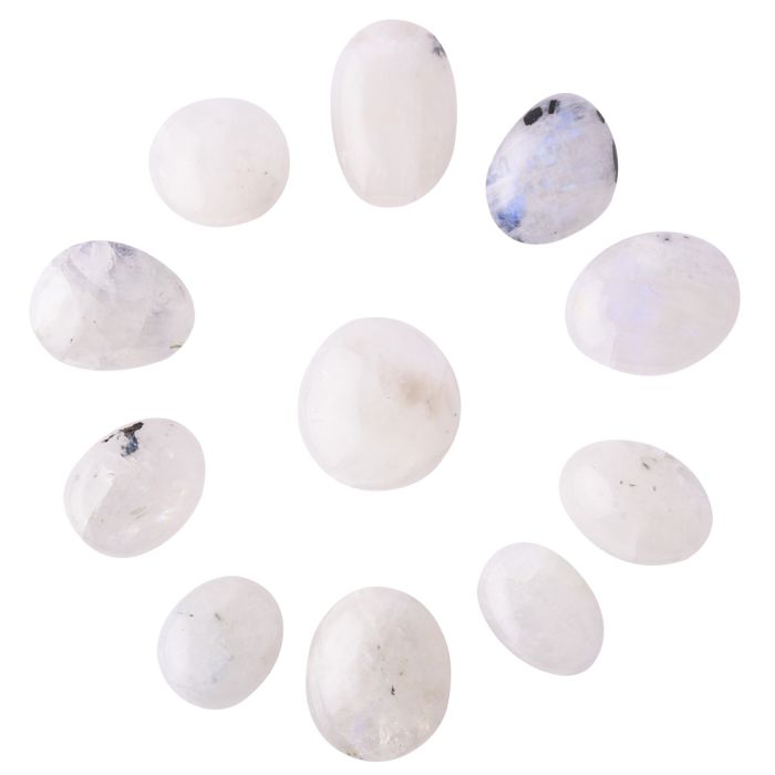 Moonstone Rainbow AAA Small Tumble 10-20mm (50g) NFD