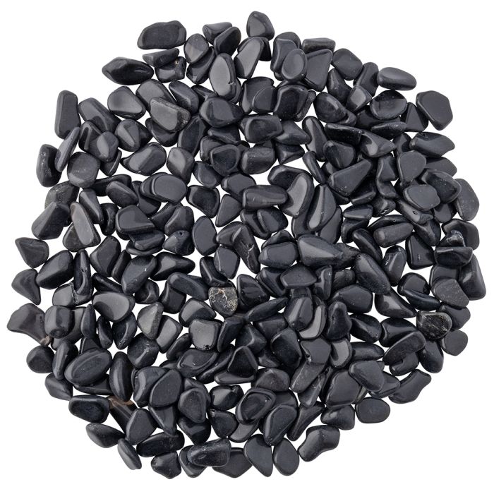 Black Obsidian Small Tumblestone 10-20mm, Brazil (250g) NETT