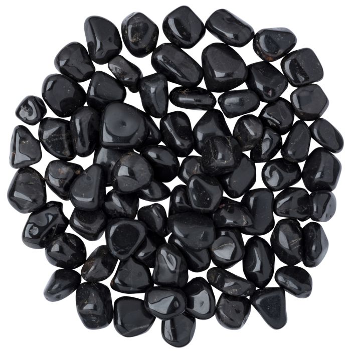 Onyx Black Small Tumblestone 10-20mm, Brazil (250g) NETT