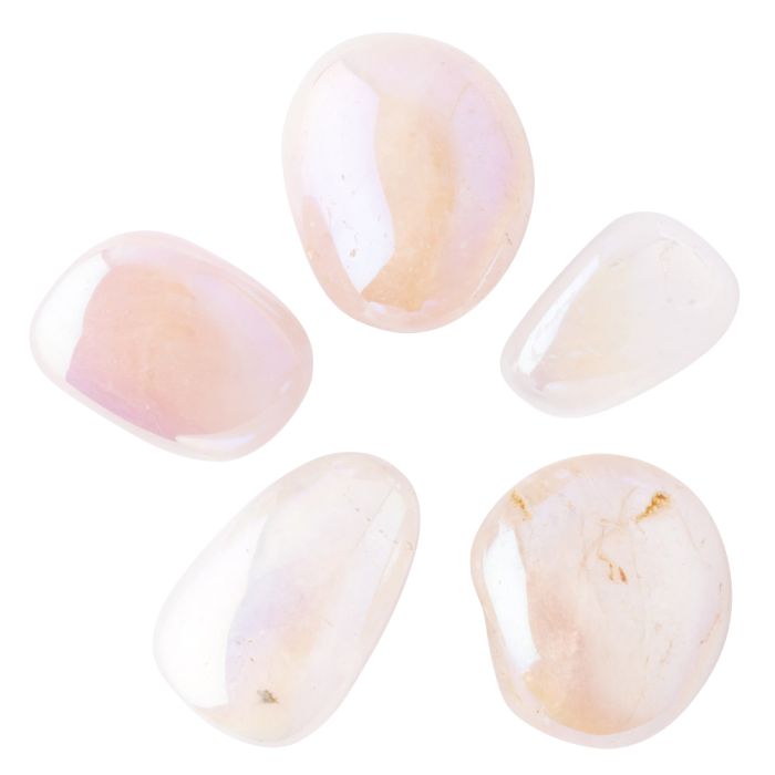 Rose Aura Quartz Large Tumble 30-40mm, China (100g) NETT