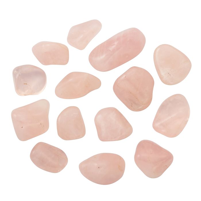 Rose Quartz 1st Quality 20-30mm Medium Tumblestone (100g) NETT