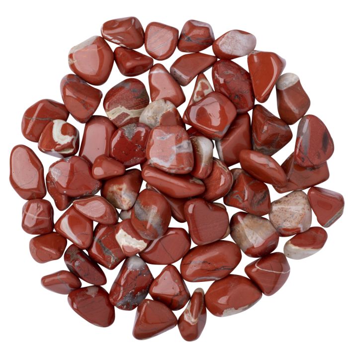 Red/White Jasper Small Tumblestone 10-20mm, South Africa (250g) NETT
