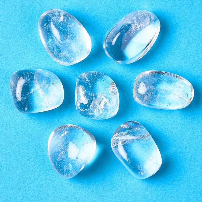 Rock Crystal (Clear Quartz) Medium Tumblestone A Grade 20-30mm (100g) NETT