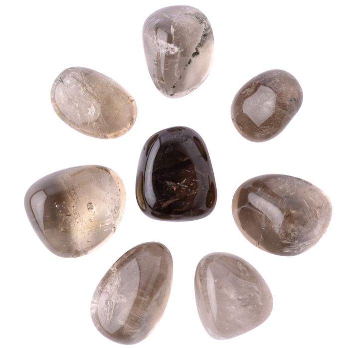 Smoky Quartz A Grade Medium Tumblestone 20-30mm, Brazil (100g) NETT