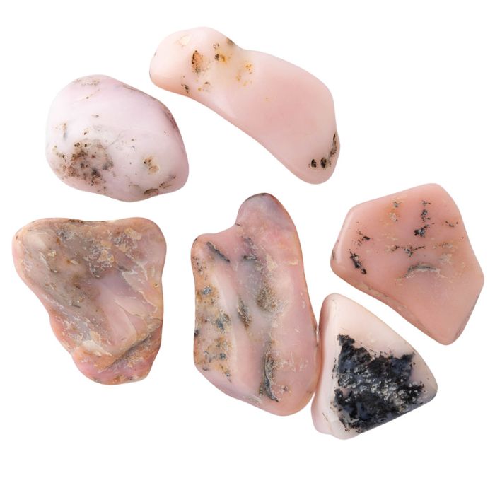 Pink Opal Large Tumblestone 30-40mm, China (100g) NETT