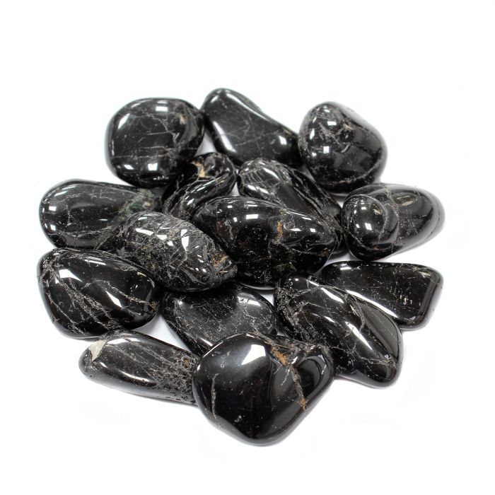 Tourmaline Black A Grade 30-40mm Large Tumblestone (250g) NETT