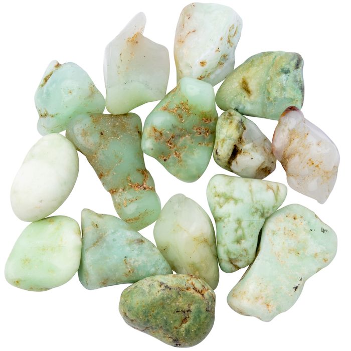 Chrysoprase Medium Tumblestone 20-30mm Brazil (100g) NETT