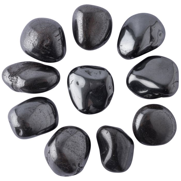 Hematite B Grade Large Tumblestone 30-40mm, Brazil (500g) 