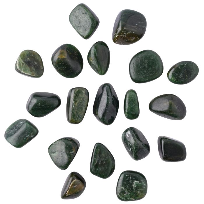 Green Aventurine Medium Tumblestone 20-30mm, India (250g) NETT