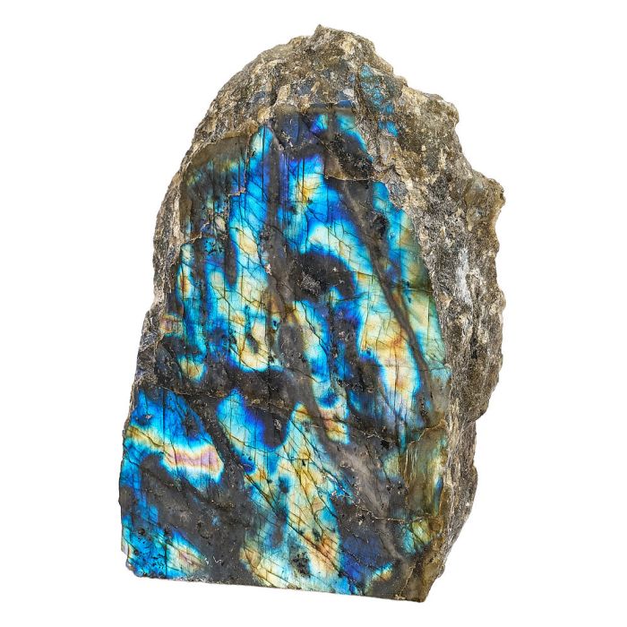 Labradorite Face Polished Cut Base Freeform, 750g -1kg (1pc)