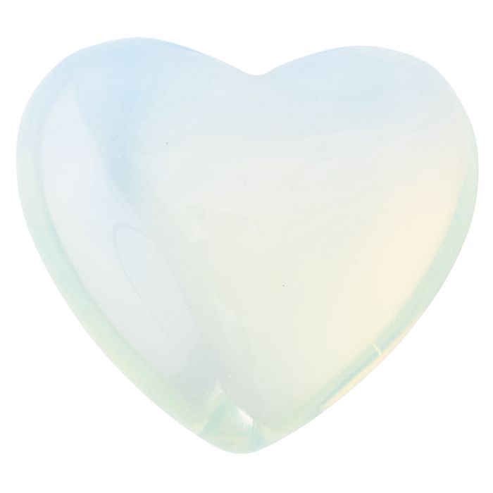 Opalite Heart Carving 45x40x20mm (1pc) NETT