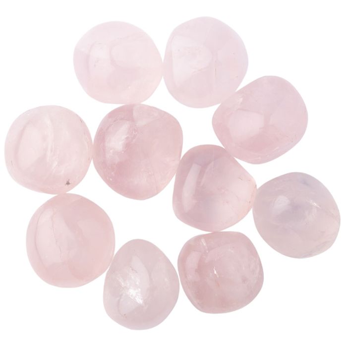 Rose Quartz Large Tumblestone 30-40mm, Madagascar (10pc) 