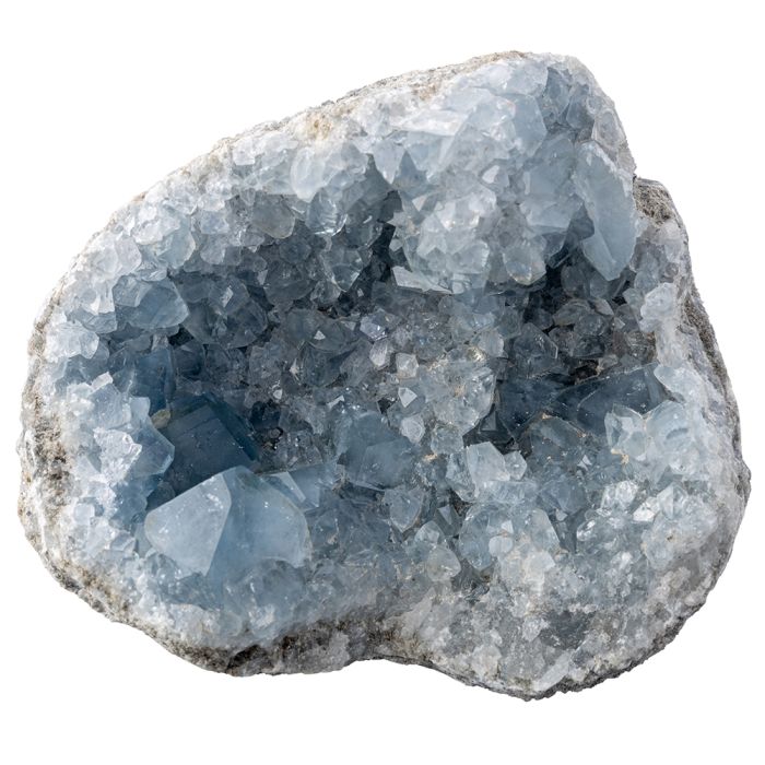 Celestite Cluster Boxed 3-4", Madagascar (1pc) NETT