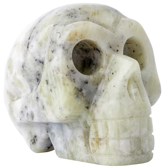2" Skull Carving New Jade (1 Piece) NETT