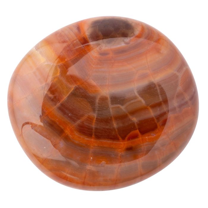 1 2 Fire Agate Smooth Stone 1 Piece NETT from Rockshop Wholesale