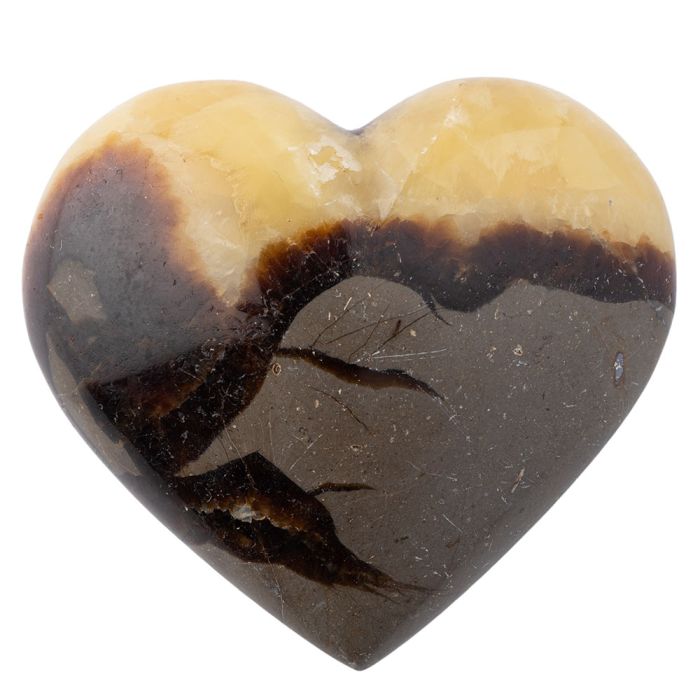 Septarian Puff Heart Approx. 50mm, Madagascar (1 Piece) 