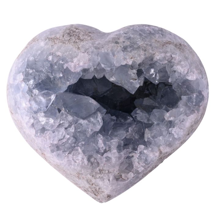 Celestite Heart 70-80mm, Madagascar (1 Piece) NETT