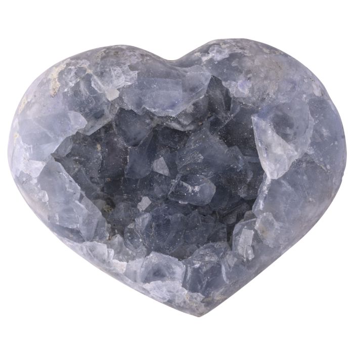 Celestite Heart 60-70mm (1 Piece) NETT