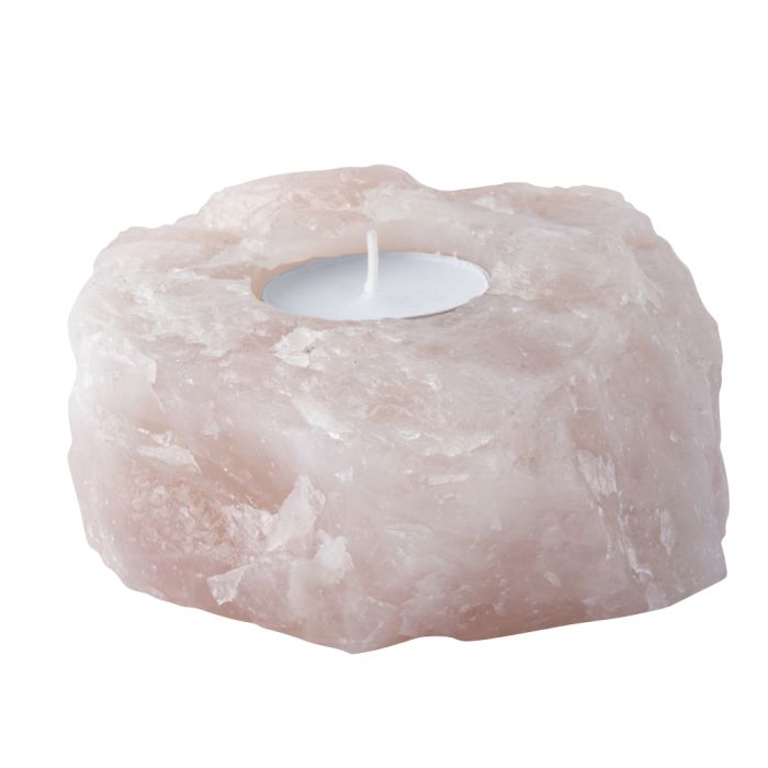 Rose Quartz Tealight Holder (1 Piece) NETT