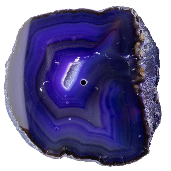 Deluxe Incense Holder Agate Slab Purple (1 Piece) NETT