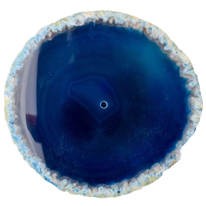 Deluxe Incense Holder Agate Slab Blue (1 Piece) NETT