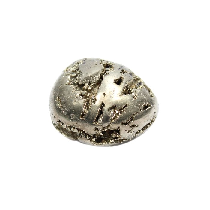 Pyrite Chispa 40-50mm Round Tumblestone (1 Piece) NETT