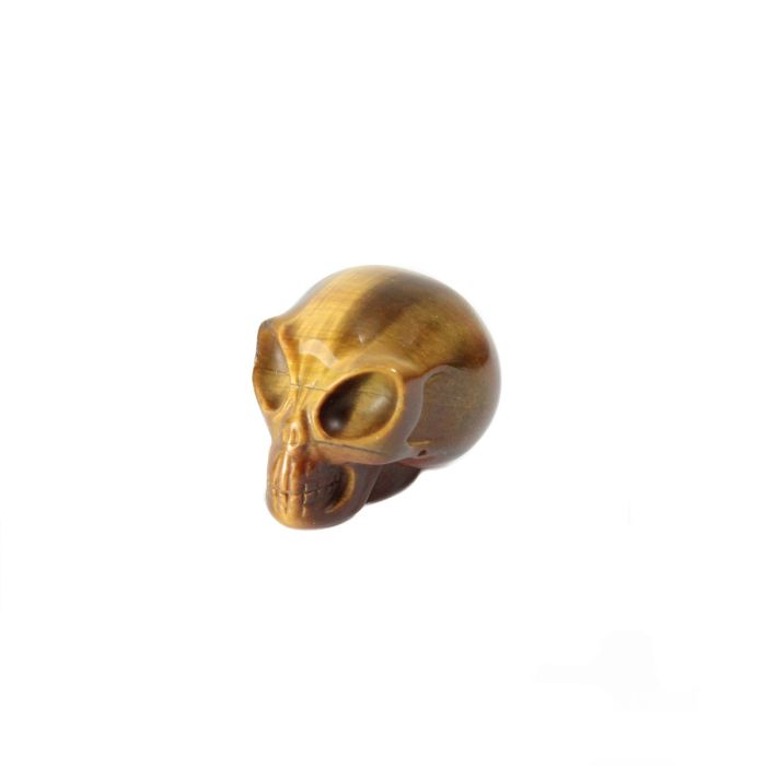 Tiger Eye Alien Skull 1.5" (1 Piece) NETT
