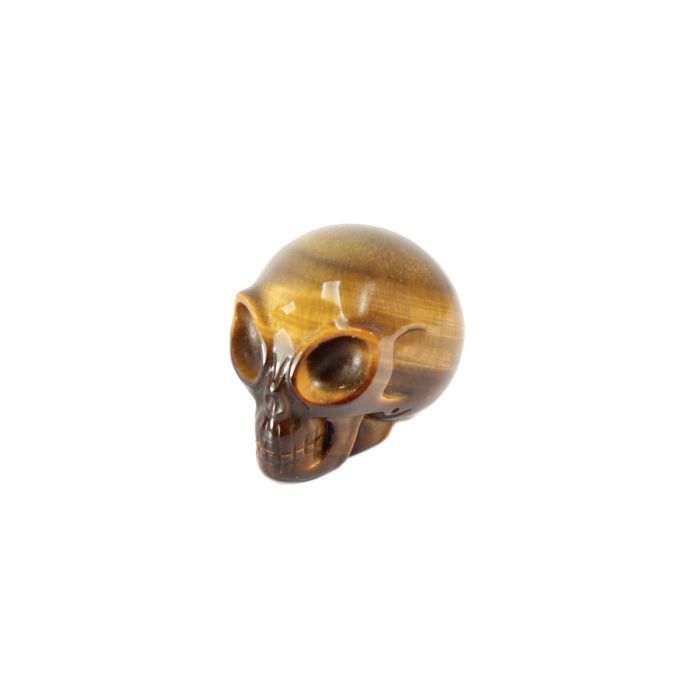 Tiger Eye Alien Skull 1.5" (1 Piece) NETT