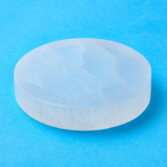 Selenite Circle 10cm x 2cm (1 Piece) NETT