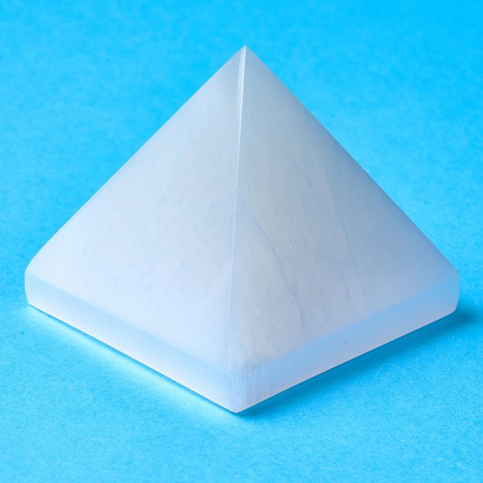 Selenite Pyramid 60-70mm (1 Piece) NETT