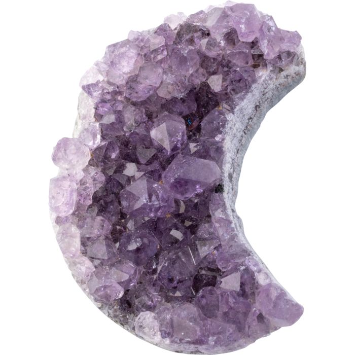 Amethyst Druze Moon 30mm (1pc) NETT