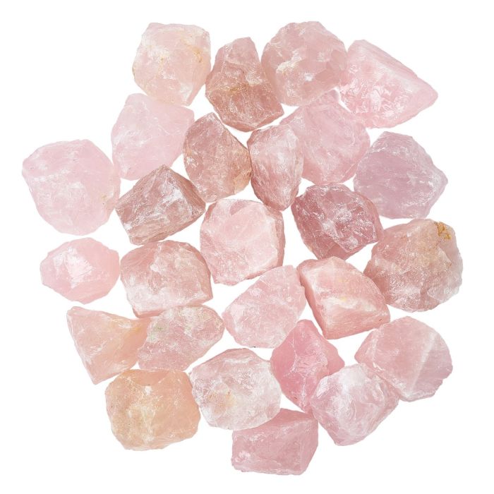 Rose Quartz (25pcs) approx 40-60mm NETT