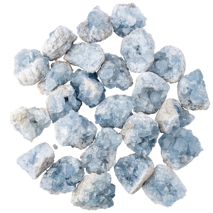 Celestite Clusters 1-1.5", Madagascar (25pcs) NETT