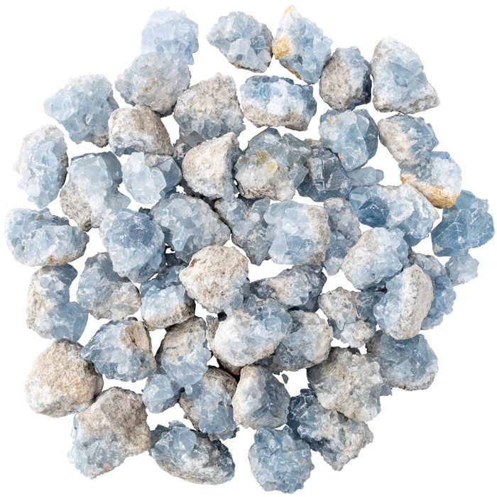 Celestite Mini Clusters, Madagascar (50pcs) NETT