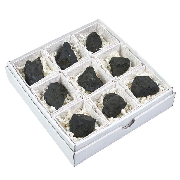 Shungite Rough with ID card (9pcs) NETT