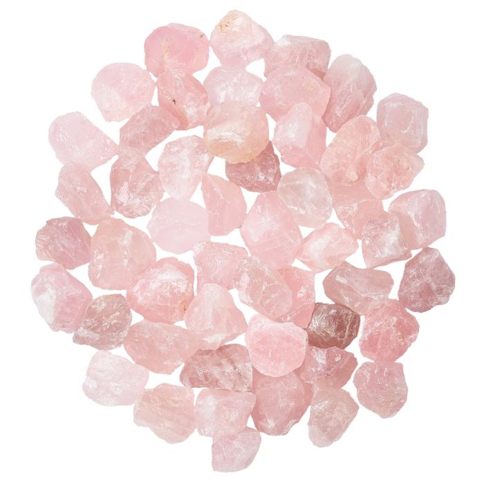 Rose Quartz Rough, Madagascar, Mini (50pcs) NFD