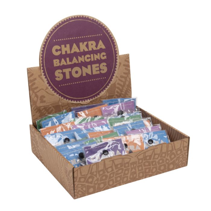 Chakra Balancing Stones Pouch Retail Box (24pcs) NETT